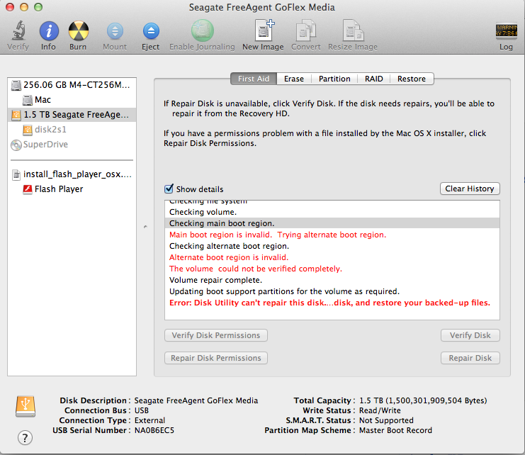 what is repair disk permissions on a external drive for mac